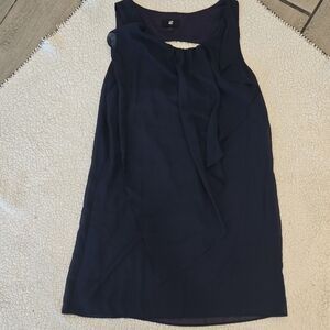 IZ Buyer‎ Navy Halter Sheath Mini Dress